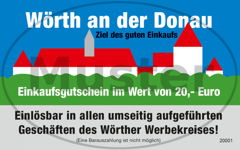 Einkaufsgutschein - Muster